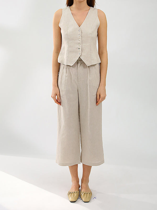 Alina | Linen Two-Piece Set