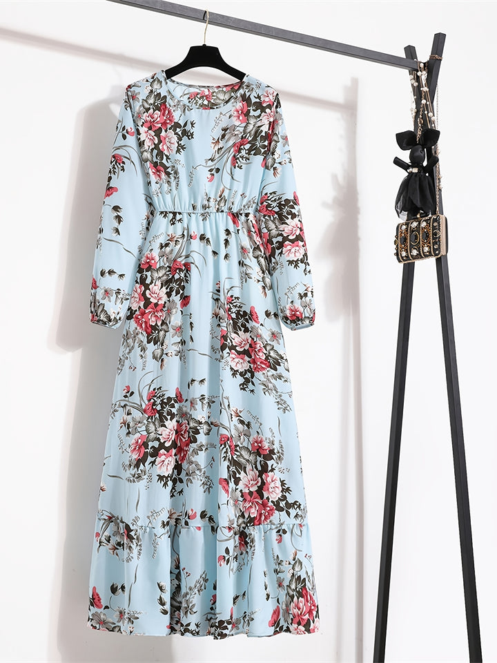 Lore | Floral A-Line Maxi Dress