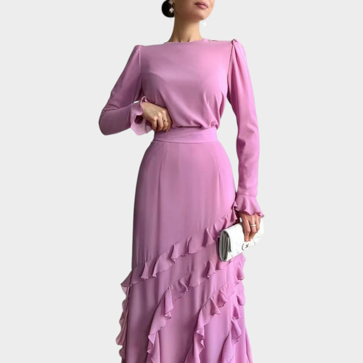 Évoleine | Ruffle Maxi Gown