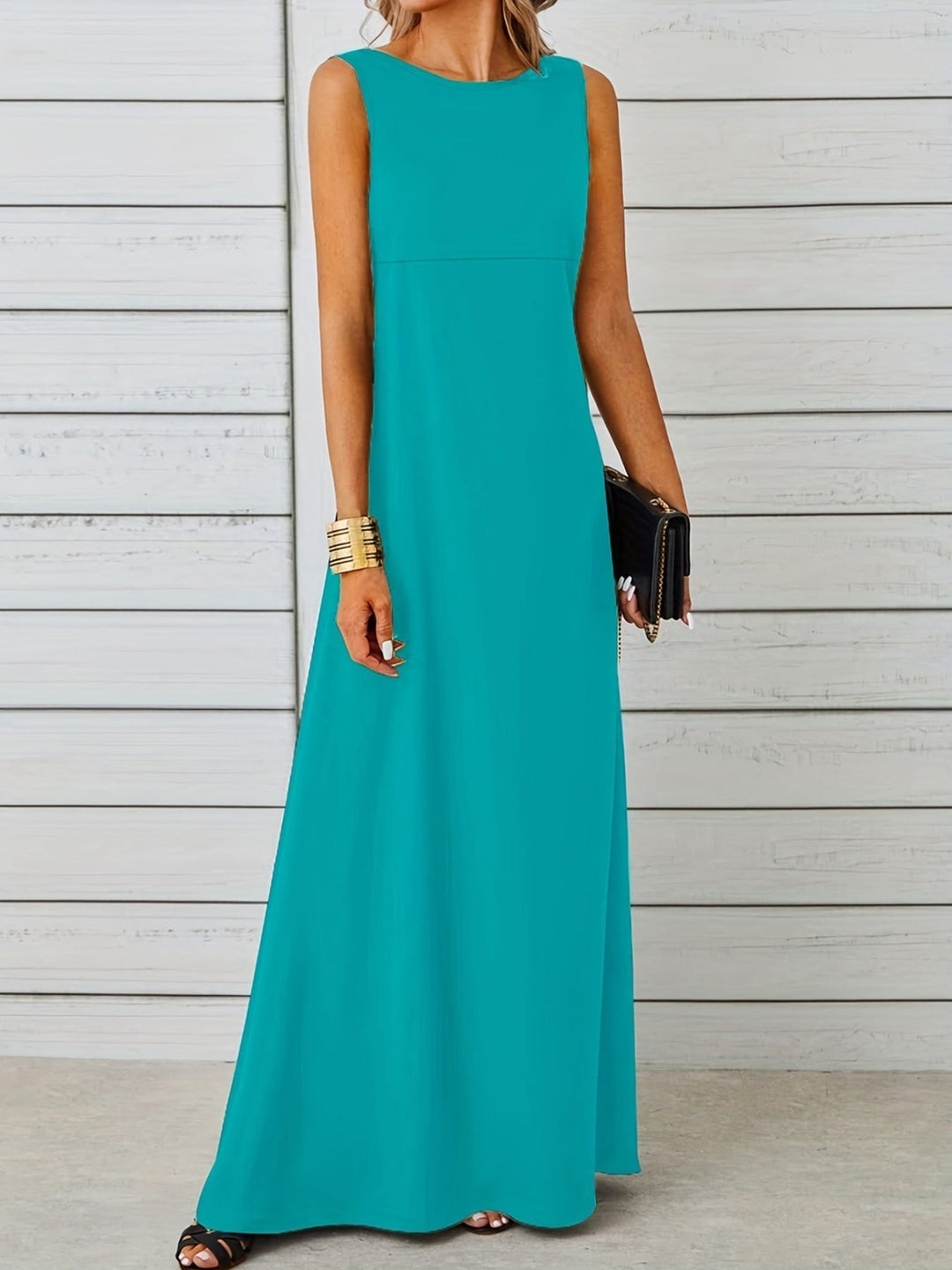 Aveline | Sleeveless Flow Maxi Dress