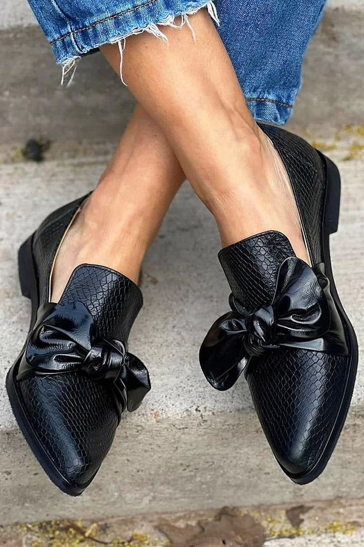 Virelle | Bow Detail Loafers