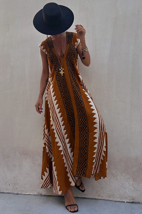 Solenne | Printed Maxi Dress