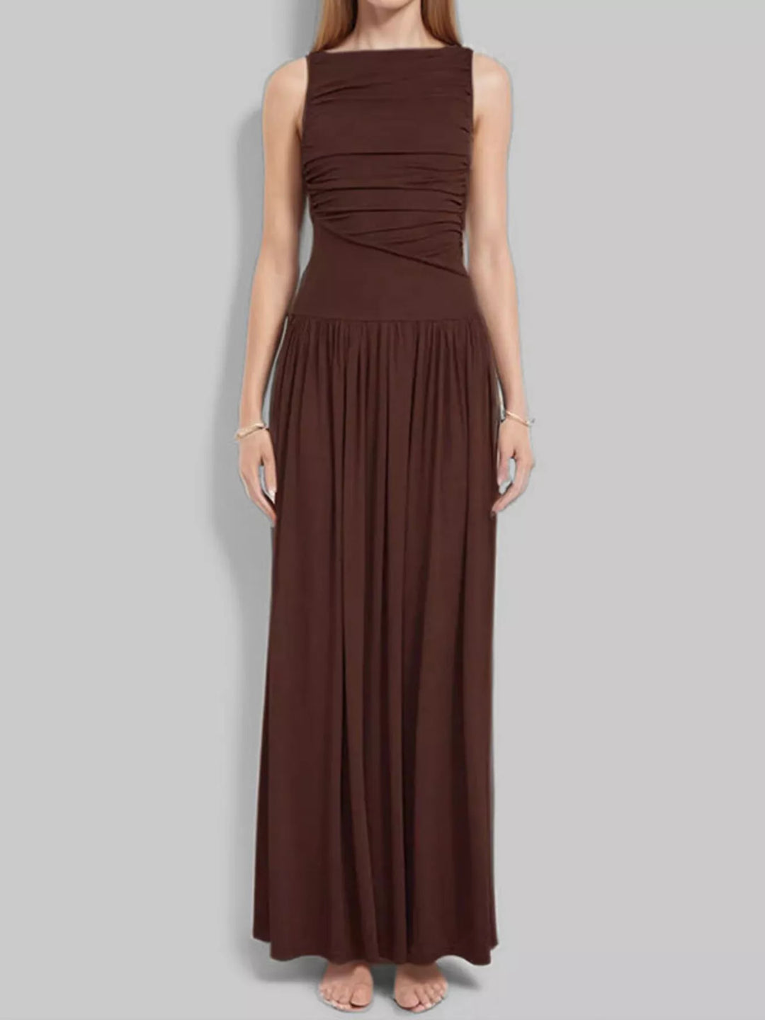 Jordan | Ruched Maxi Dress