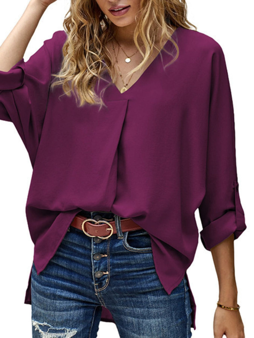 Elire | V-Neck Blouse