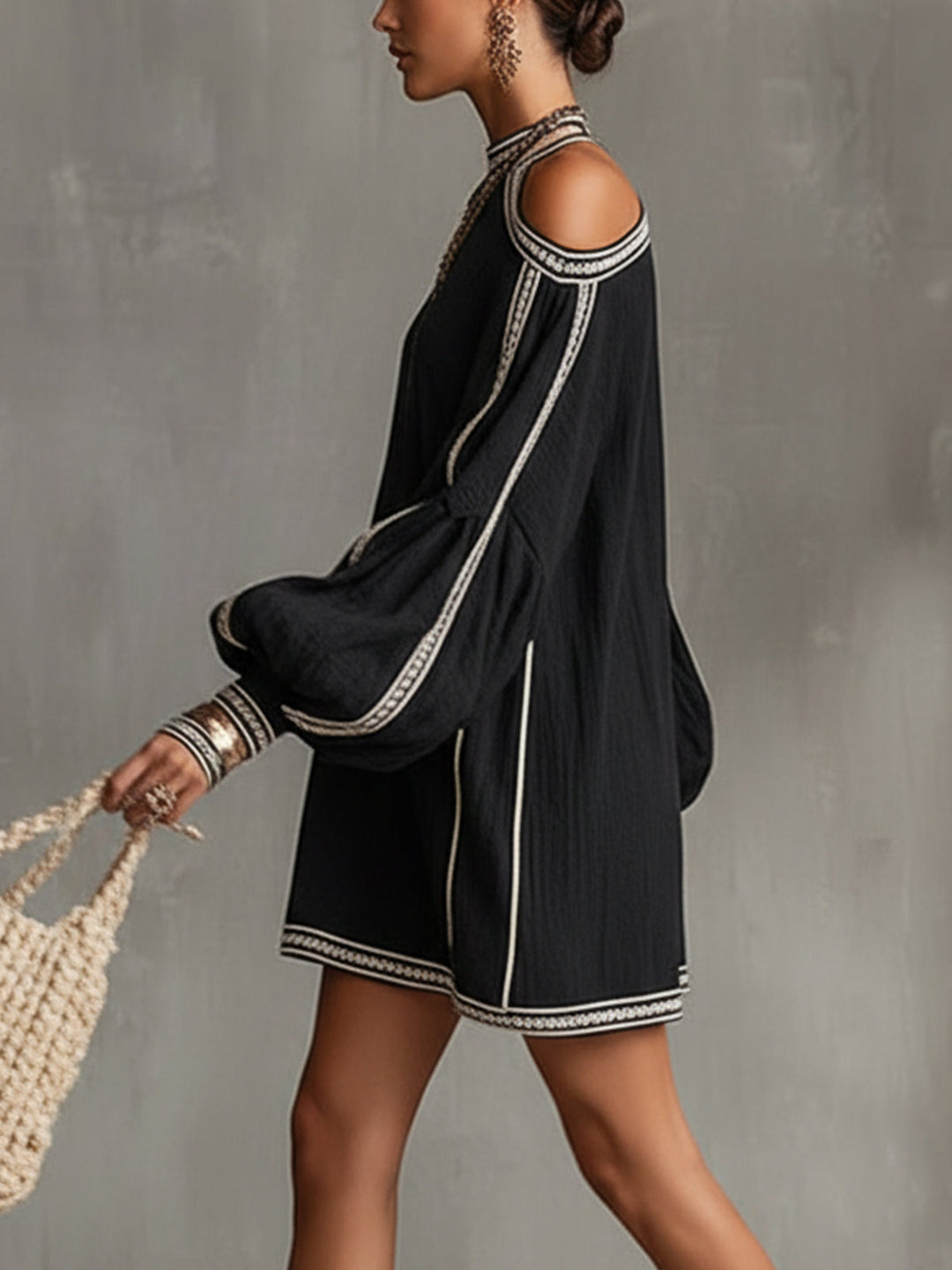Zoréa | Cold Shoulder Mini Dress