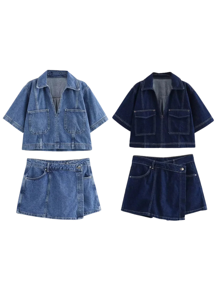 Romy | Denim Set