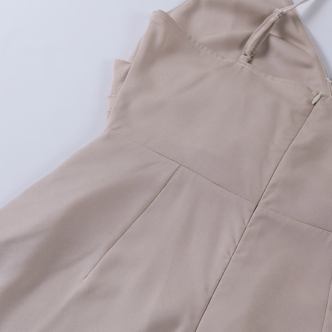 Saryna | Draped Satin Maxi Dress
