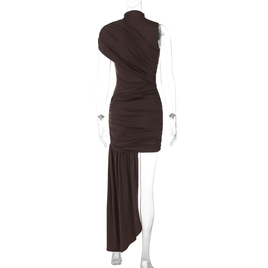 Rovienne | Asymmetrical Drape Dress