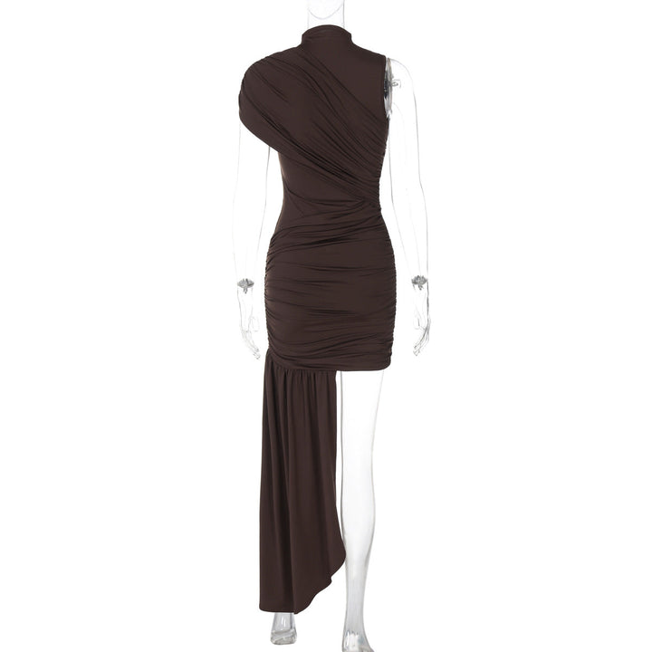 Rovienne | Asymmetrical Drape Dress