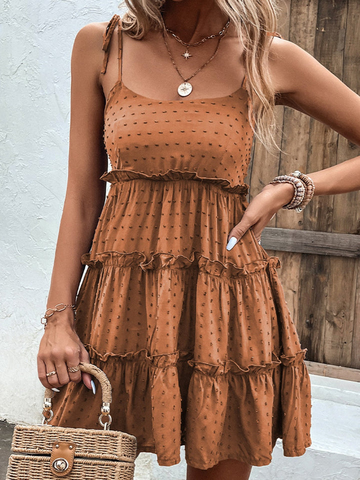 Rilla | Tiered Strap Mini Dress