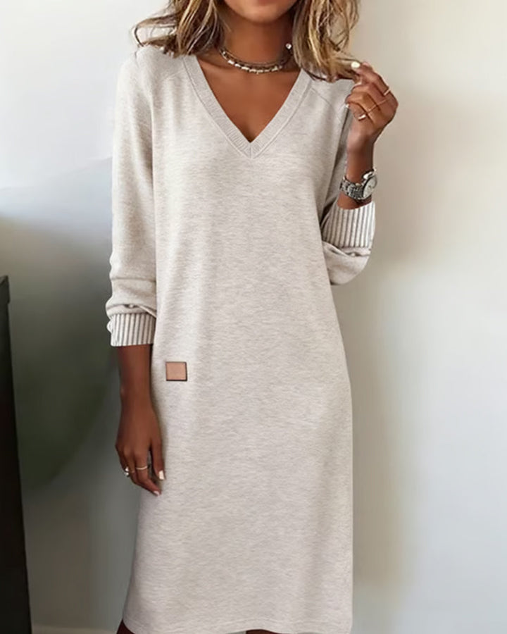 Sirella | V Neck Midi Dress