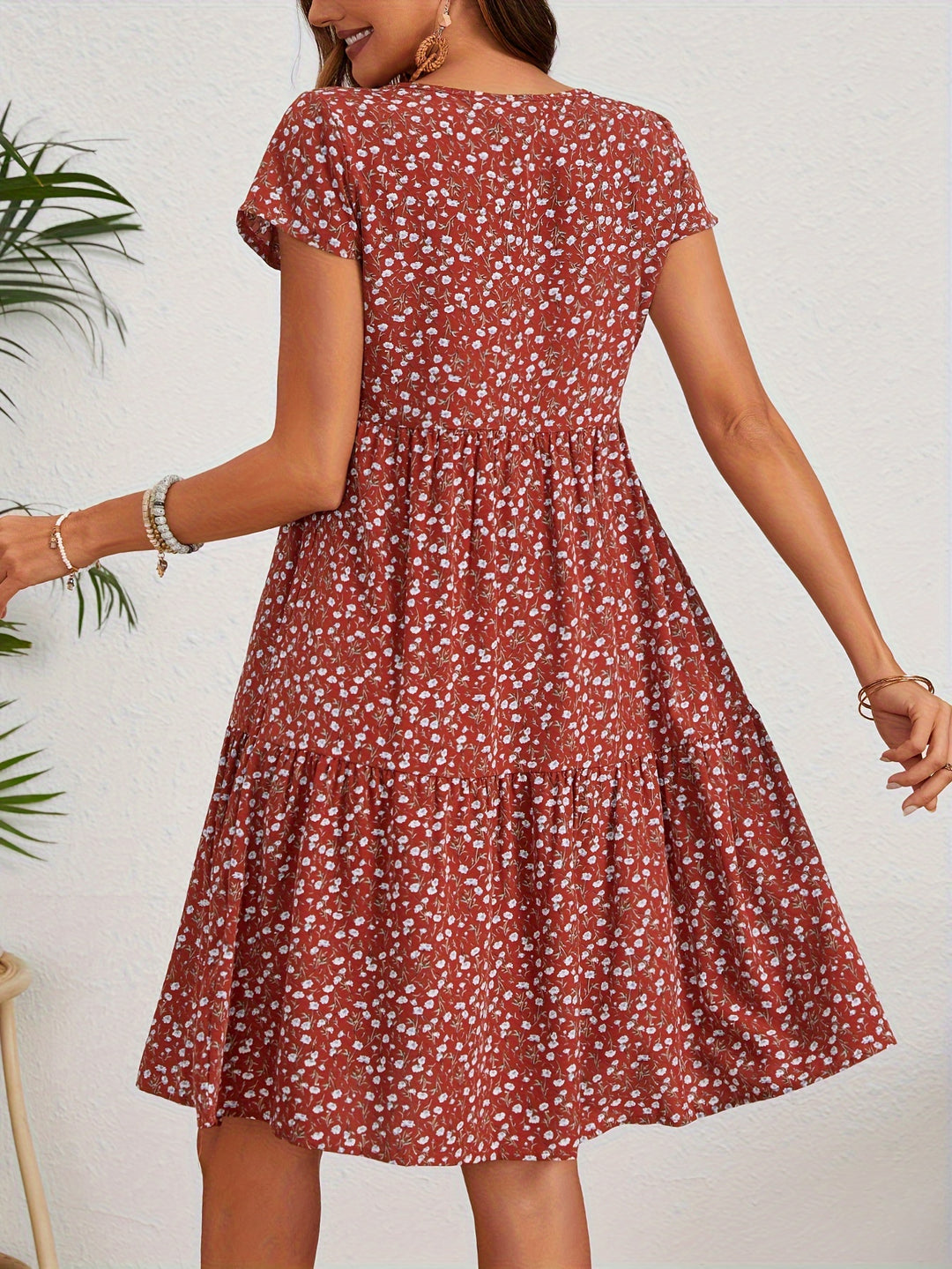 Amelie | Floral Midi Dress