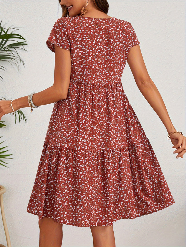 Amelie | Floral Midi Dress