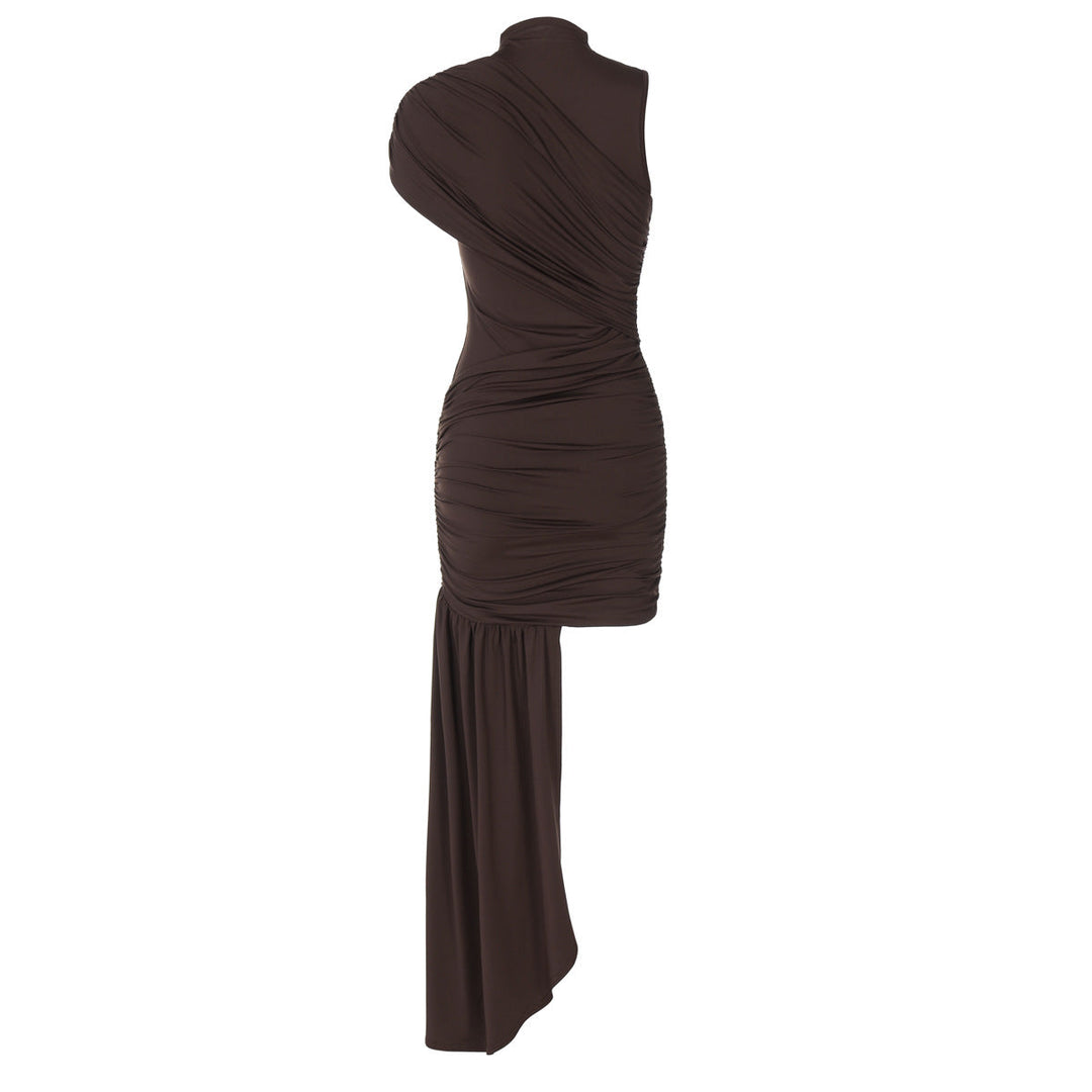 Rovienne | Asymmetrical Drape Dress