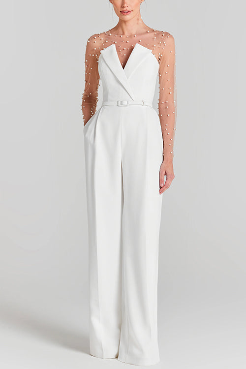 Luméline | Pearl Mesh Bodysuit