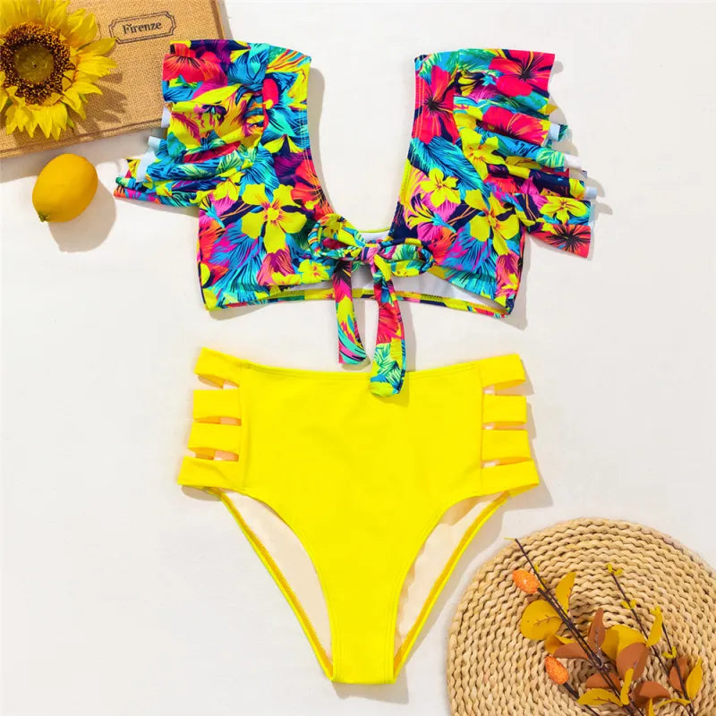 Liora | Ensemble de bikini floral