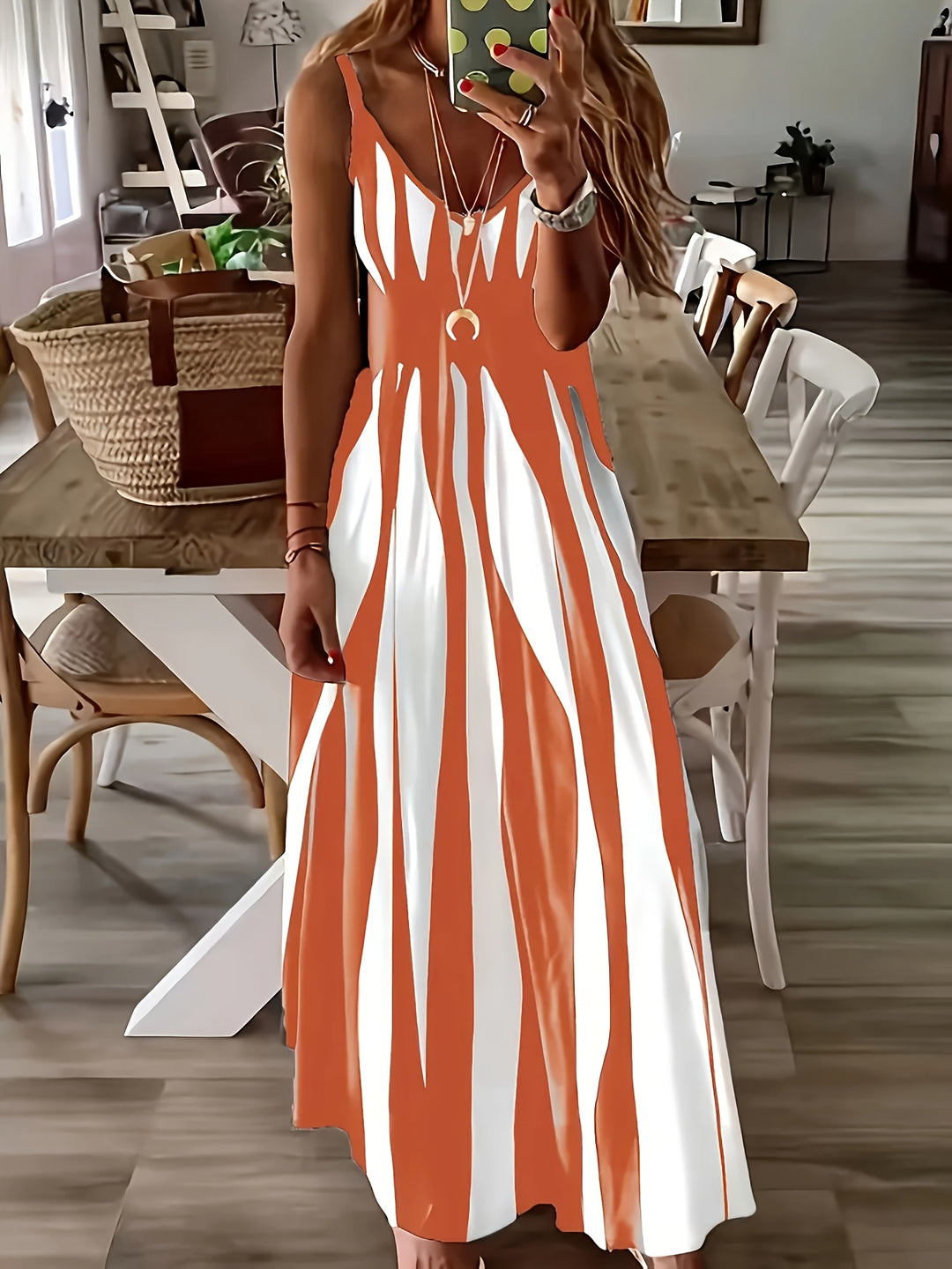 Miala | Striped Maxi Dress