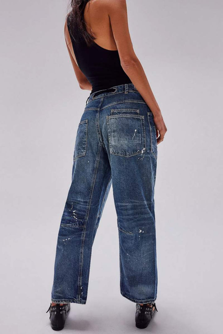 Aureline | Patchwork Denim Jeans