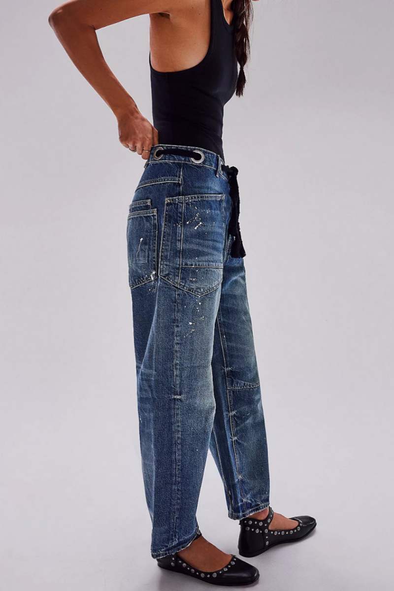 Aureline | Patchwork Denim Jeans