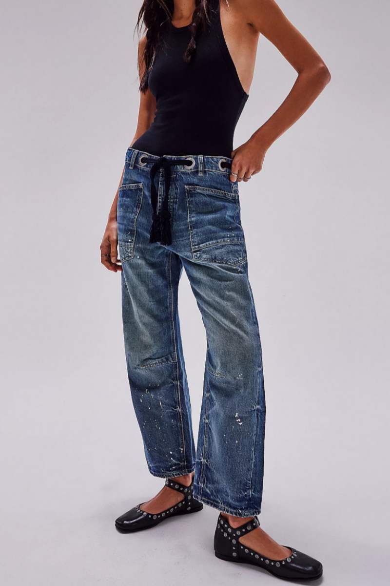Aureline | Patchwork Denim Jeans