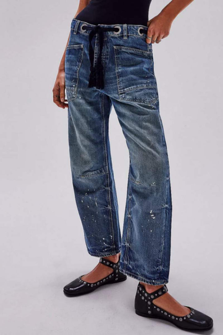 Aureline | Patchwork Denim Jeans