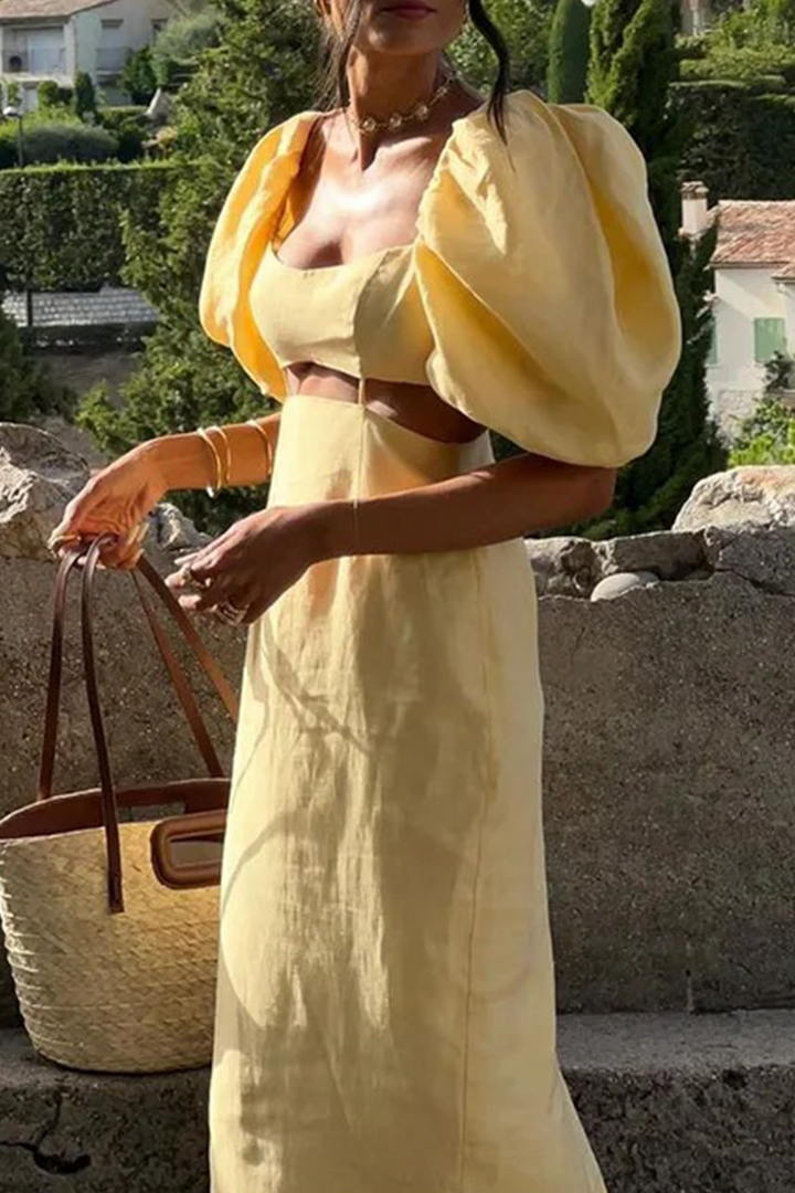 Siléna | Square Neck Midi Dress