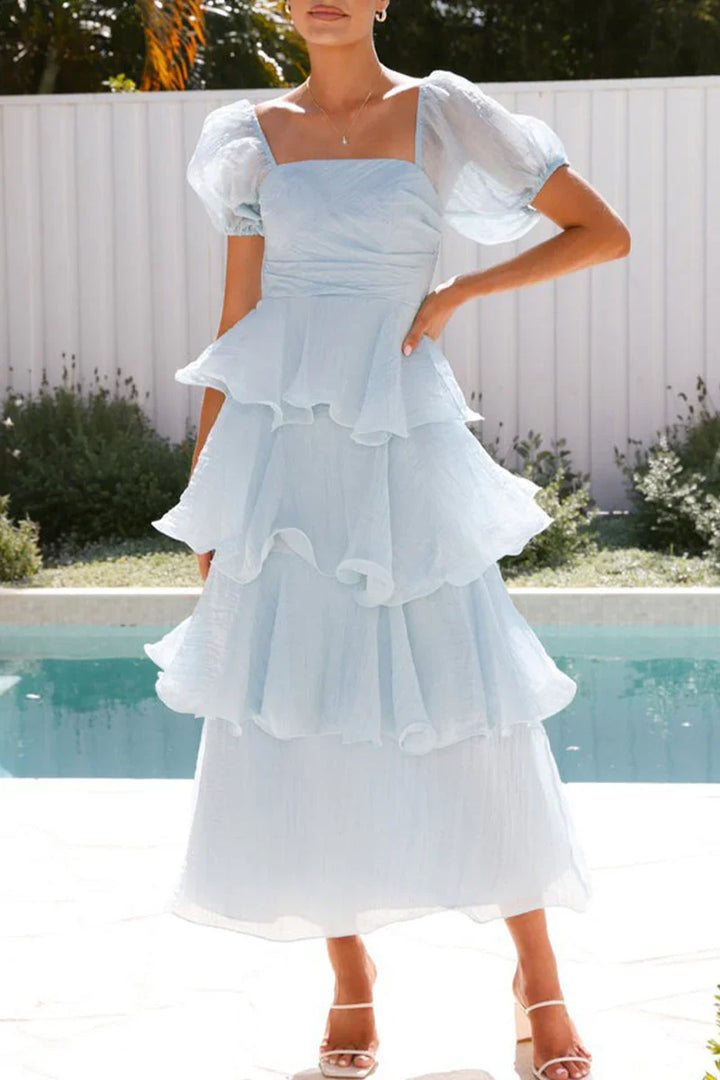 Elaréa | Backless Ruffle Maxi Dress