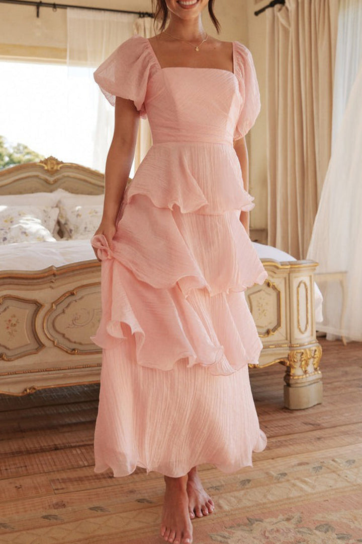 Elaréa | Backless Ruffle Maxi Dress