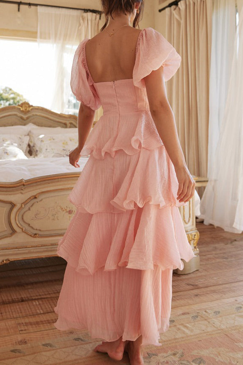 Elaréa | Backless Ruffle Maxi Dress