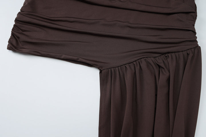 Rovienne | Asymmetrical Drape Dress
