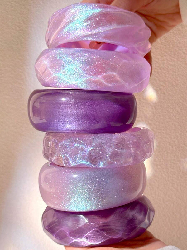 Geometric Resin Bracelet