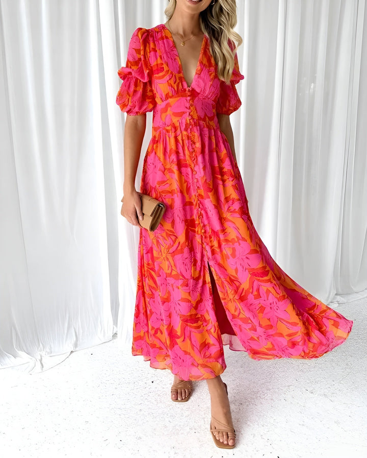 Rosalie | Pink Maxi Dress