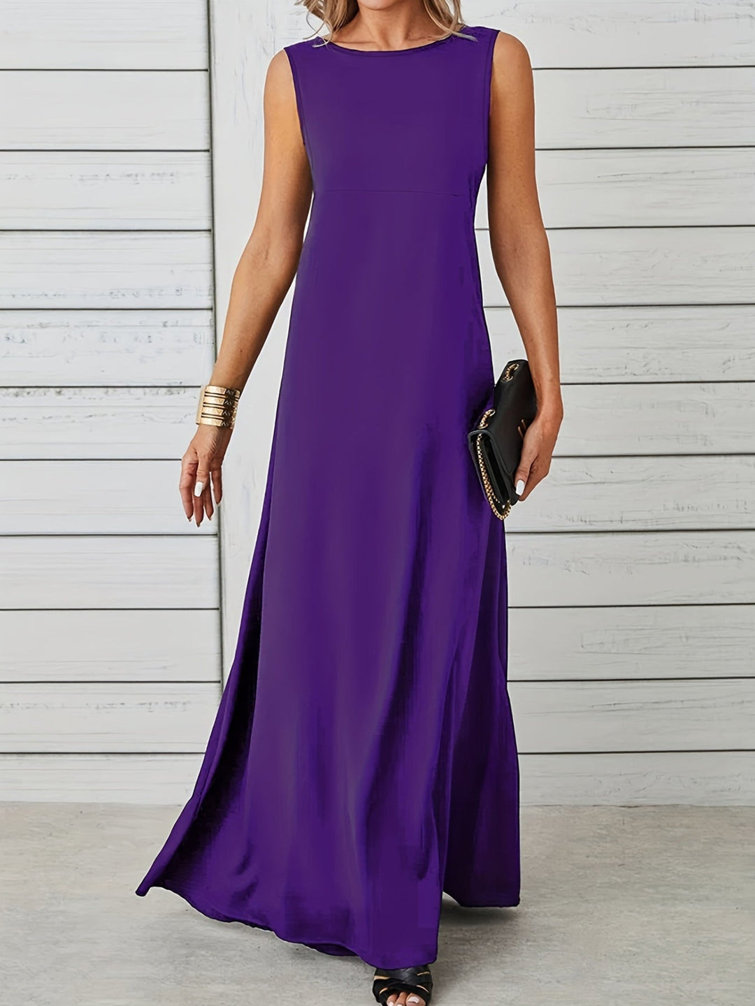 Aveline | Sleeveless Flow Maxi Dress