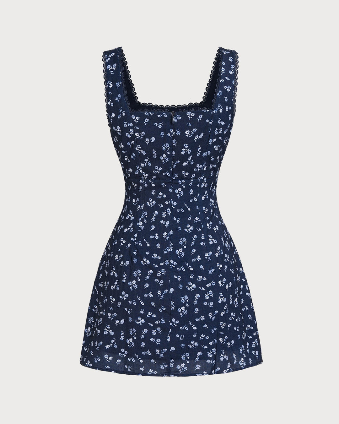 Nara | Floral Square Neck Mini Dress