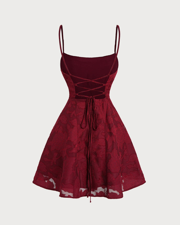 Reya | Floral Backless Mini Dress