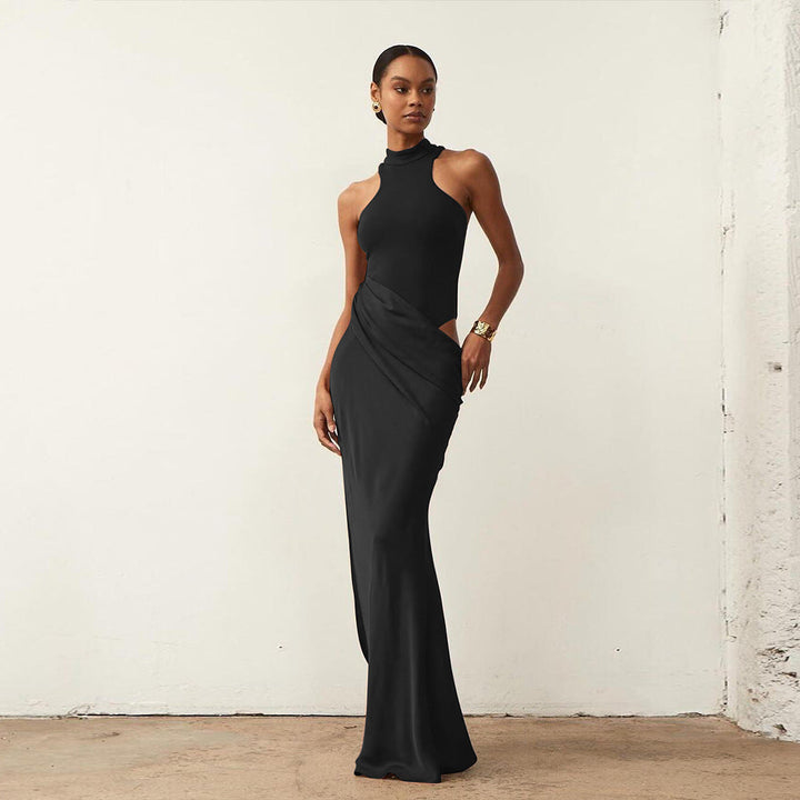 Vaelira | Draped Maxi Dress