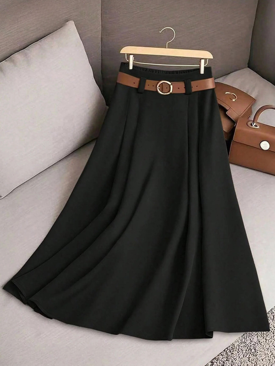 Lorena | Pleated Maxi Skirt