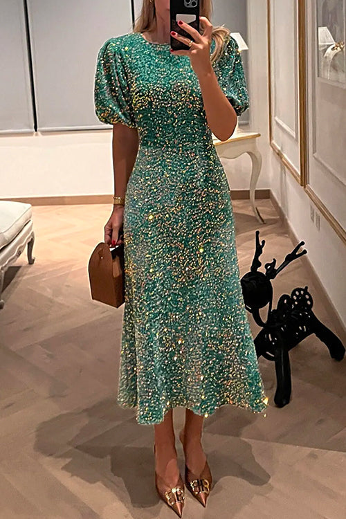 Emerielle | Sequin Midi Dress