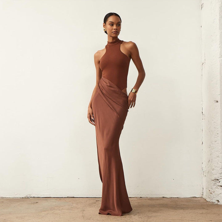 Seralya | Draped Maxi Dress
