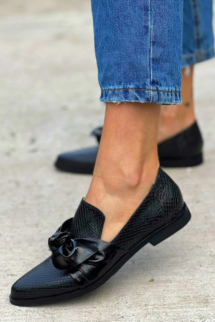Virelle | Bow Detail Loafers