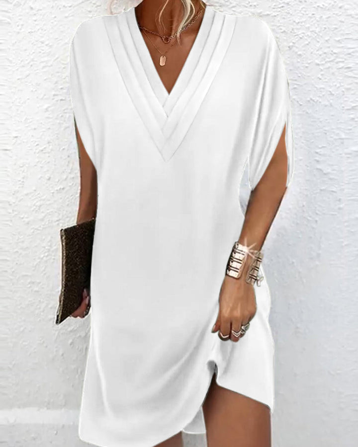 Elise | V Neck Dress