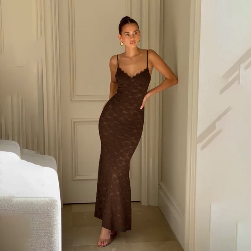 Saelune | Lace Maxi Dress