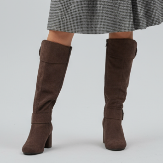 Arden | Bottes Hautes en Suédine pour Femme