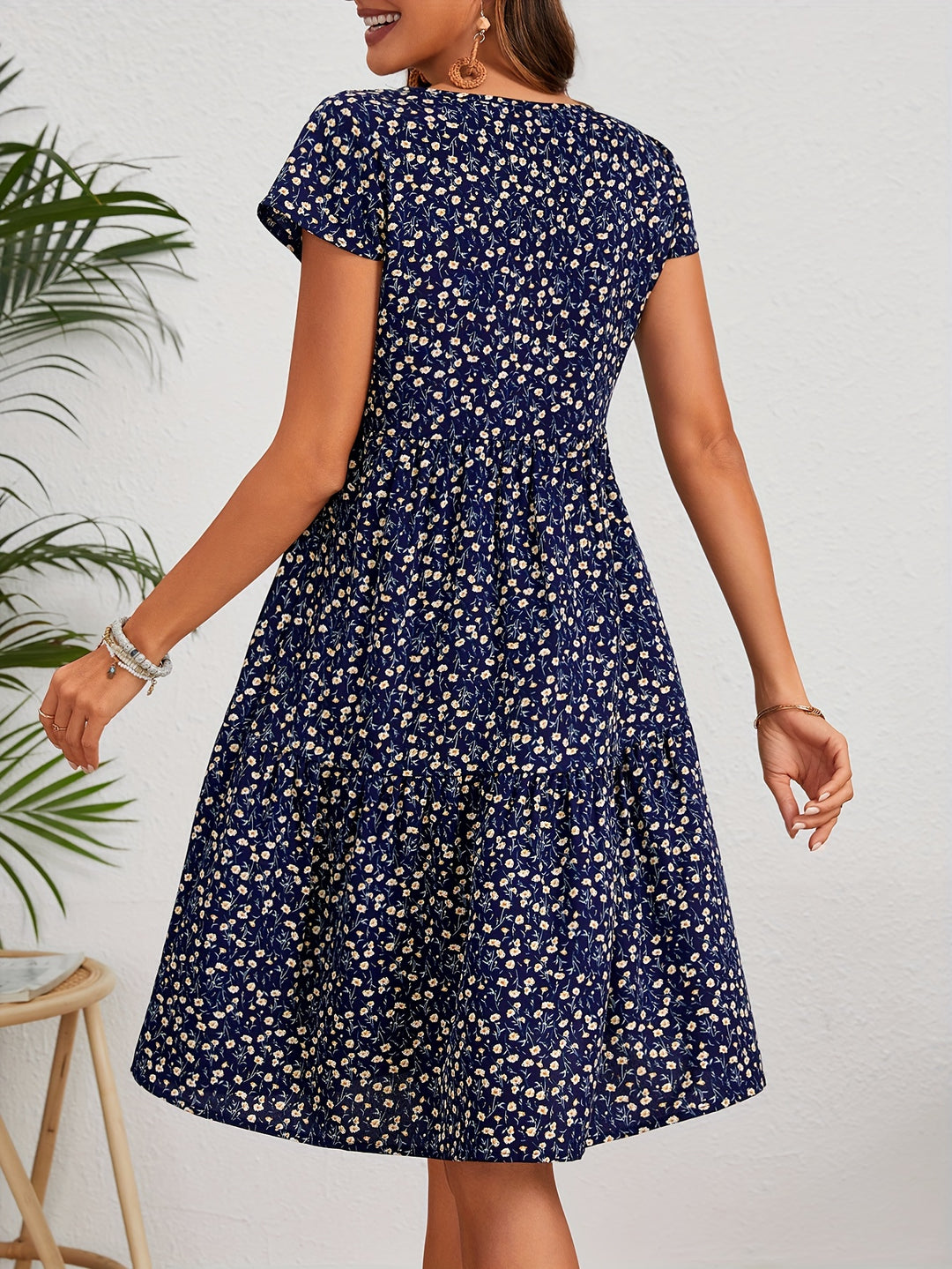 Amelie | Floral Midi Dress