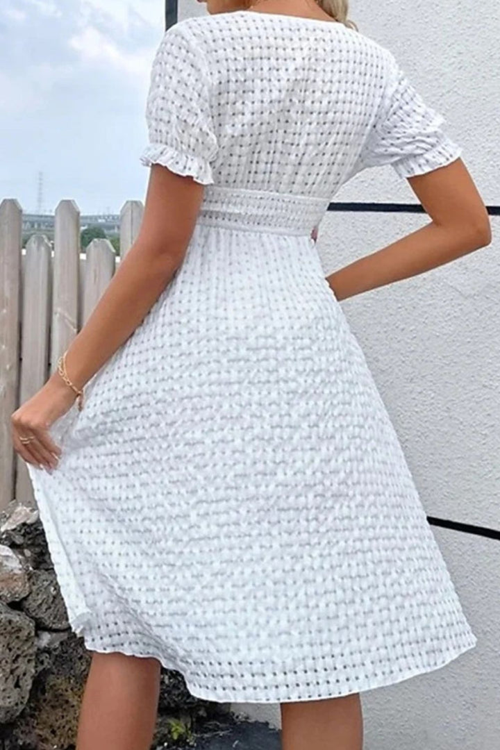Lyra | Surplice Midi Dress