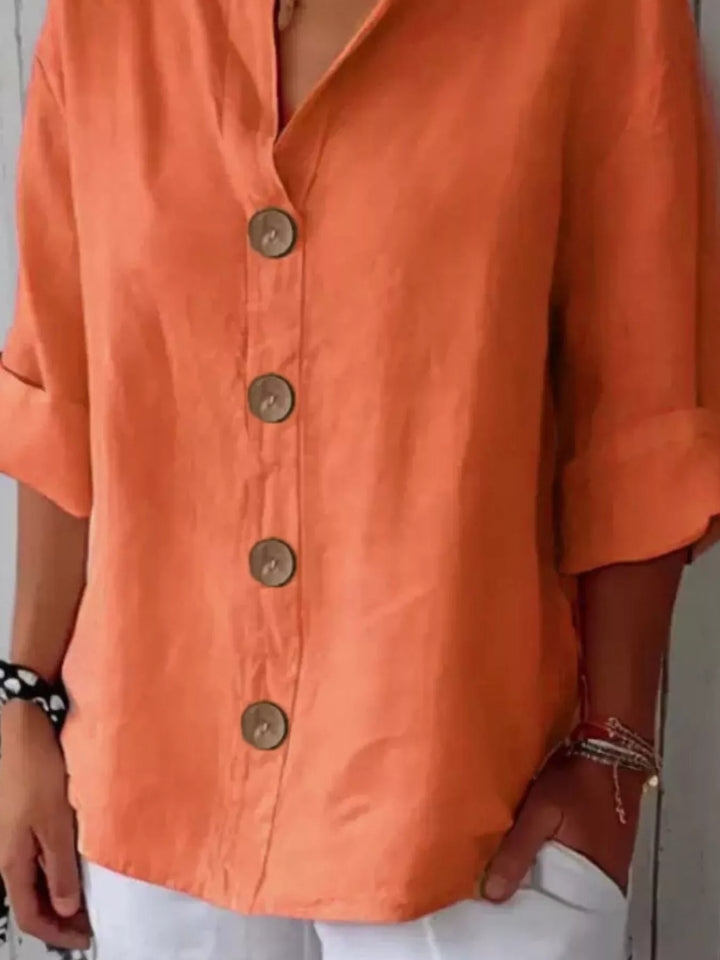 Eva | Relaxed Button-Down Shirt