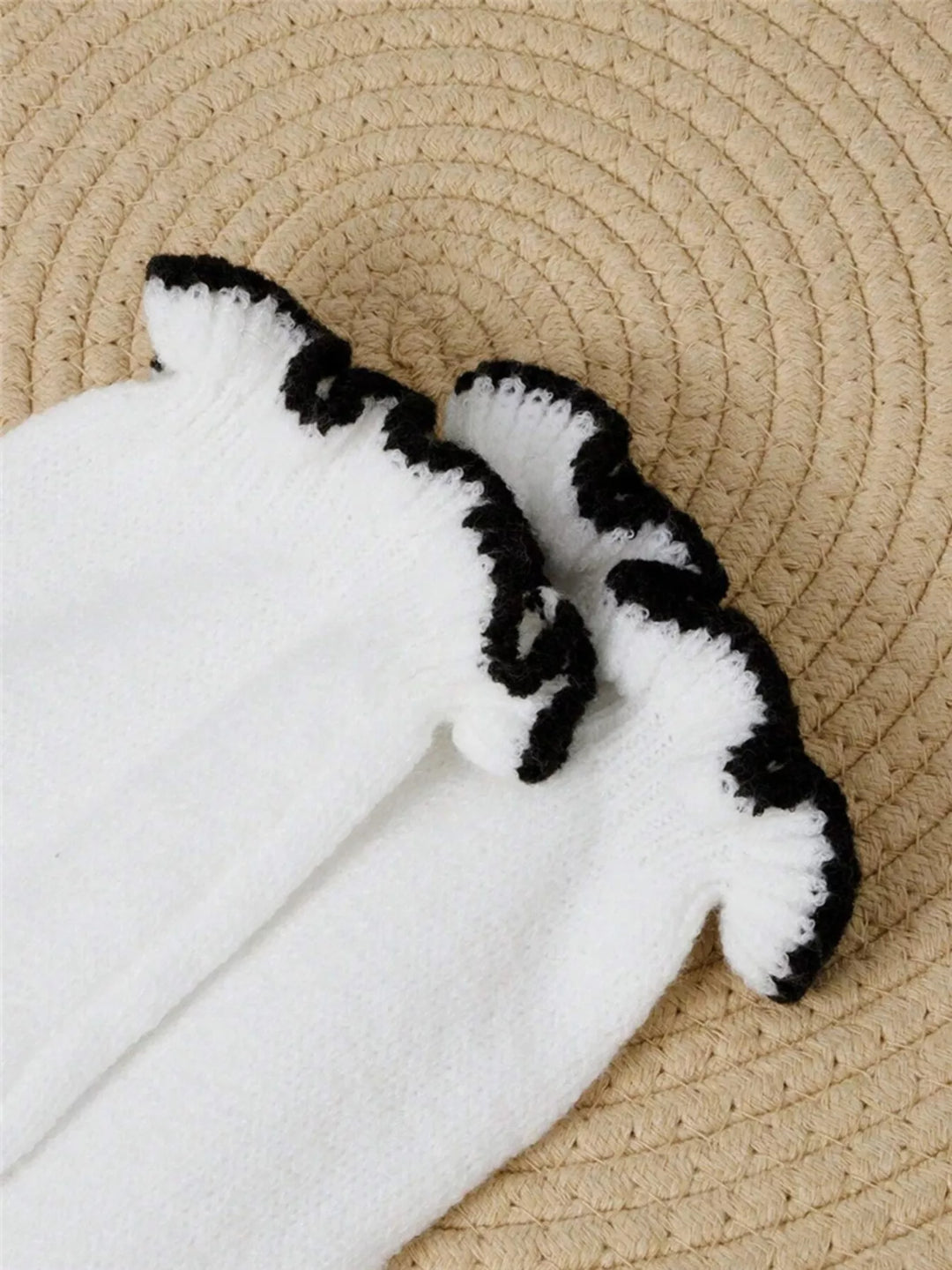 Chloe | Ruffled Trim Button Sweater