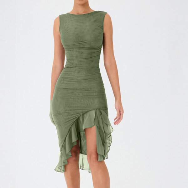 Olmira | Ruched Midi Dress