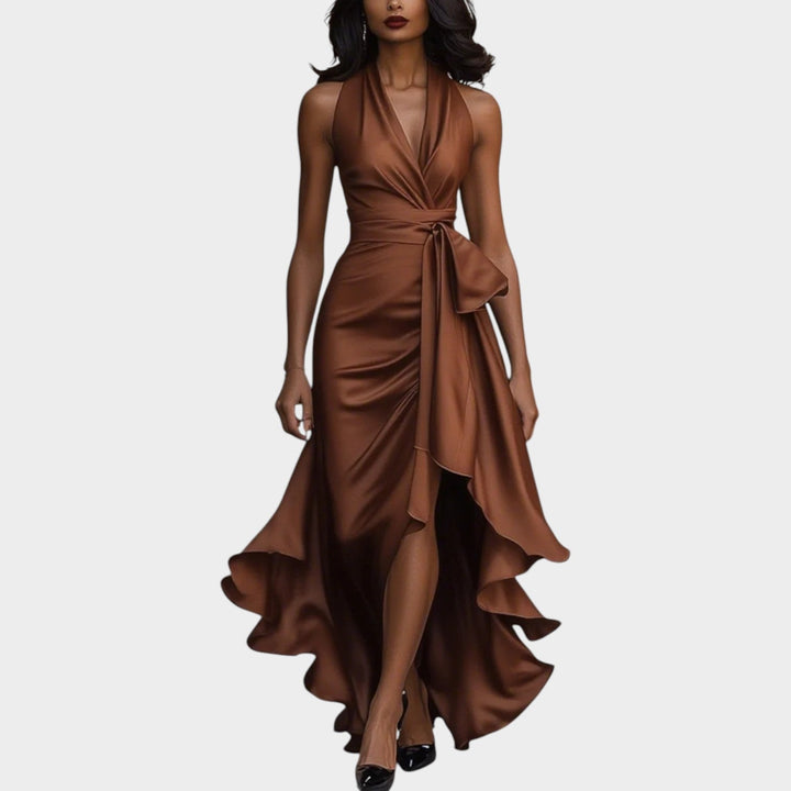 Avelora | Halter Wrap Gown