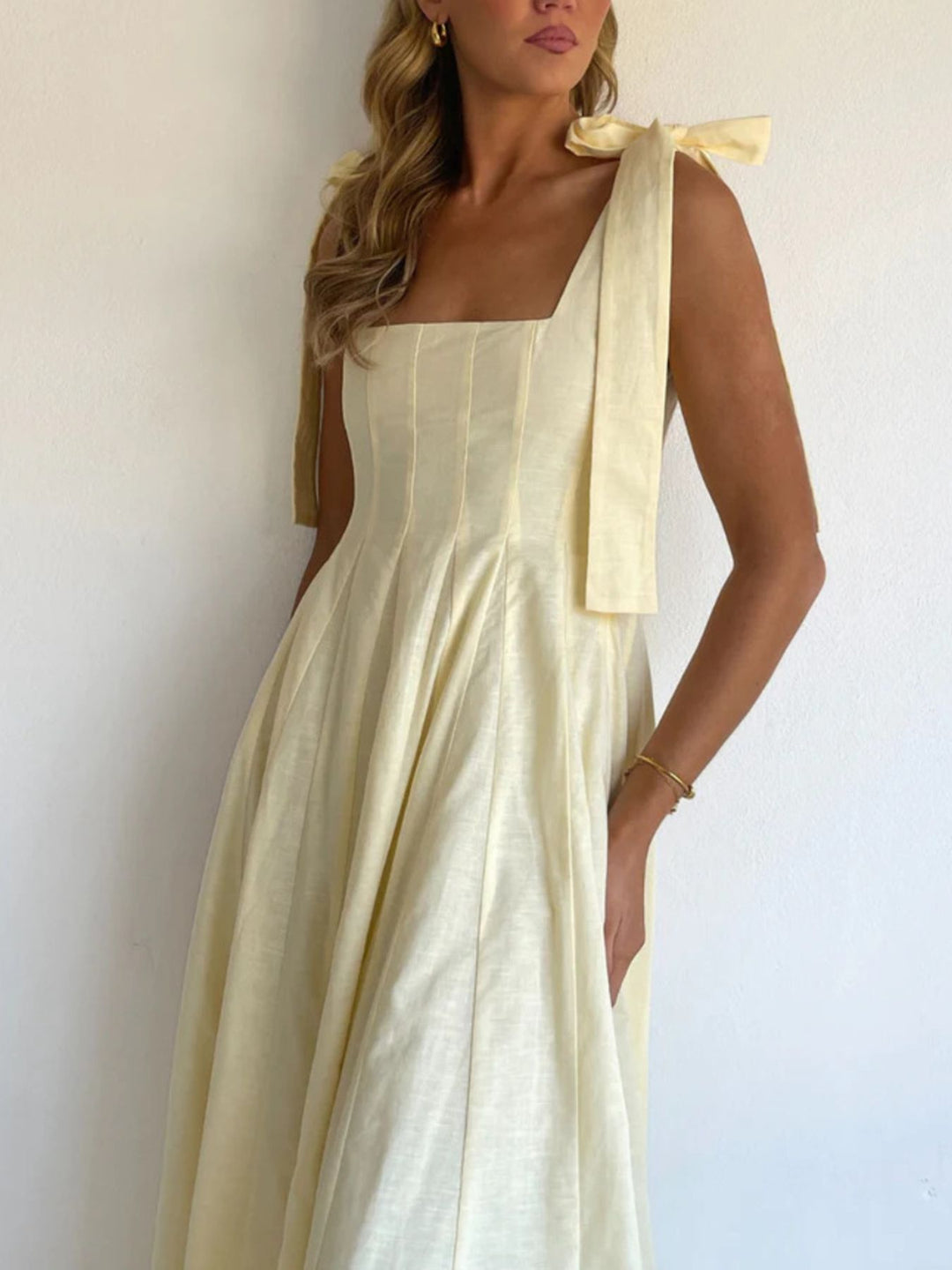 Charlotte | Gradient Tie Shoulder Maxi Dress